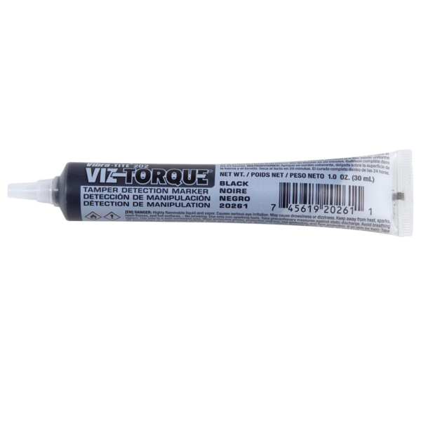 Vibra-Tite Viz-Torque® 2026 – Tamper Detection Marker – Black