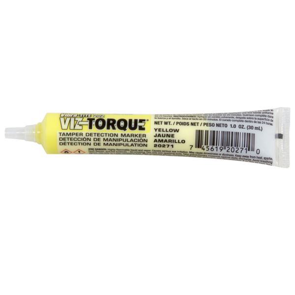 Vibra-Tite Viz-Torque® 2027 – Tamper Detection Marker – Yellow