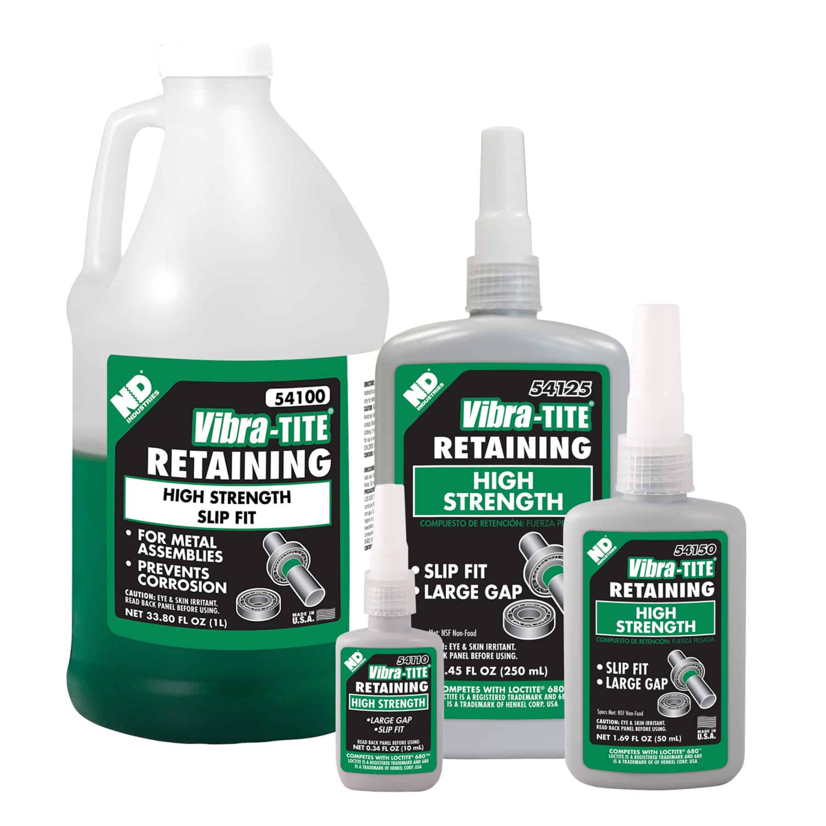 mvmd様 Vibra-Tite 541 High Strength – Slip Fit Retaining Compound